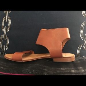 J Crew tan sandals